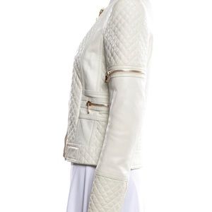 Balmain Lamb Leather Blazer